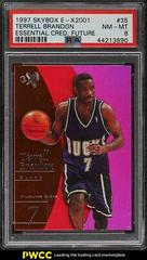 Terrell Brandon [Essential Credentials Future] Basketball Cards 1997 Skybox E-X2001 Prices