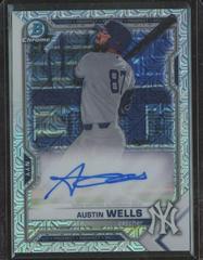 Austin Wells Baseball Cards 2021 Bowman Chrome Mega Box Mojo Autographs Prices