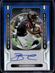 Brandin Cooks [Blue] #SS-BC Football Cards 2022 Panini Absolute Signature Standouts Prices