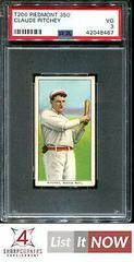 Claude Ritchey #NNO Baseball Cards 1909 T206 Piedmont 350 Prices