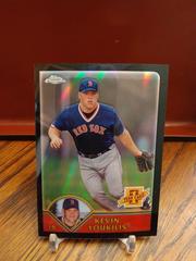 Kevin Youkilis [Black Refractor] Baseball Cards 2003 Topps Chrome Prices