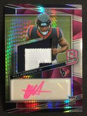 Will Anderson Jr. #3 Football Cards 2023 Panini Spectra Rookie Autograph Neon Pink Prices