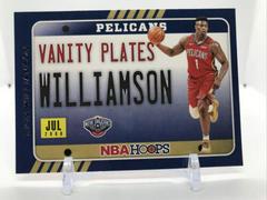 Zion Williamson #1 Basketball Cards 2020 Panini Hoops Vanity Plates Prices
