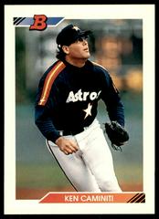Ken Caminiti #538 Baseball Cards 1992 Bowman Prices