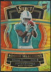 Jaylen Waddle [Tie Dye] #RS-8 Football Cards 2021 Panini Select Rookie Selections Prices