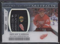 Dylan Larkin Hockey Cards 2022 Upper Deck Artifacts Game Ticket Prices