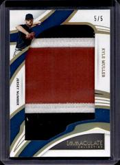 Kyle Muller [Patch Autograph Jersey Number] Baseball Cards 2022 Panini Immaculate Prices