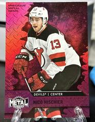 Nico Hischier [Red] #100 Hockey Cards 2020 Skybox Metal Universe Prices