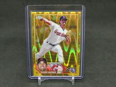 Shane Bieber [RayWave Gold] #108 Baseball Cards 2023 Topps Gilded Collection Prices