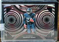 Derrick Henry [Red Electric Etch] #25 Football Cards 2023 Panini Obsidian Tunnel Vision Prices
