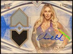 Charlotte Flair [Blue] Wrestling Cards 2020 Topps WWE Undisputed Dual Relic Autographs Prices