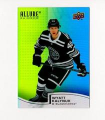 Wyatt Kalynuk [Green Blue] #R-18 Hockey Cards 2021 Upper Deck Allure Rainbow Prices