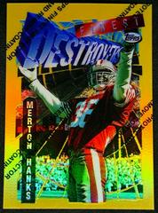 Merton Hanks [Refractor] Football Cards 1996 Topps Finest Prices