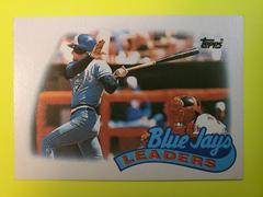 Blue Jays Leaders #201 Baseball Cards 1989 Topps Tiffany Prices