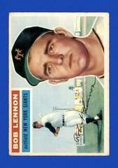 Bob Lennon [White Back] #104 Baseball Cards 1956 Topps Prices