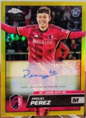 Miguel Perez [Autograph Gold] #102 Soccer Cards 2023 Topps Chrome MLS Prices