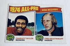 1974 All-Pro: Wide Receivers Football Cards 1975 Topps Prices
