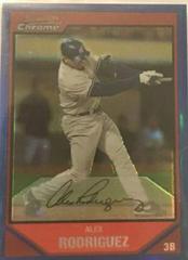 Alex Rodriguez [Blue Refractor] Baseball Cards 2007 Bowman Chrome Prices