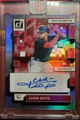 Juan Soto #MO-JS Baseball Cards 2022 Panini Donruss Monikers Autographs Prices