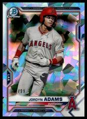 Jordyn Adams [Aqua] #BCP-156 Baseball Cards 2021 Bowman Chrome Sapphire Prospects Prices