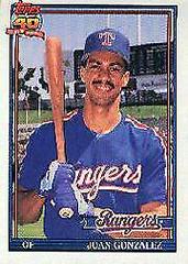 Juan Gonzalez #224 Baseball Cards 1991 O Pee Chee Prices