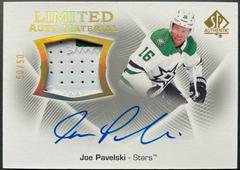 Joe Pavelski Hockey Cards 2021 SP Authentic Limited Auto Material Prices
