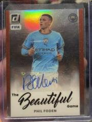 Phil Foden [Red] Soccer Cards 2022 Panini Donruss Beautiful Game Autographs Prices
