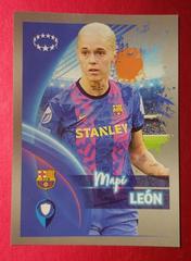 Mapi Leon #542 Soccer Cards 2022 Topps UEFA Champions League Stickers Prices