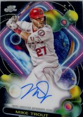 Mike Trout [Black Eclipse] #CCA-MT Baseball Cards 2023 Topps Cosmic Chrome Autographs Prices