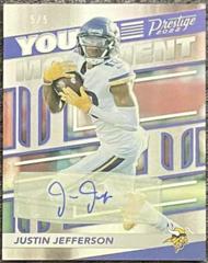Justin Jefferson [Autograph] #YM-19 Football Cards 2022 Panini Prestige Youth Movement Prices