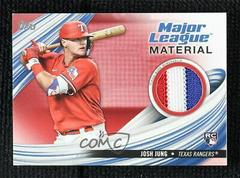 Josh Jung [Red] #MLM-JJ Baseball Cards 2023 Topps Update Major League Material Prices