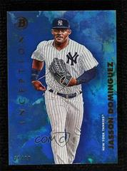 Jasson Dominguez [Blue Foil] #100 Baseball Cards 2021 Bowman Inception Prices