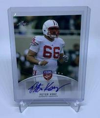 Peter Konz #PK-1 Football Cards 2012 Leaf Young Stars Autographs Prices