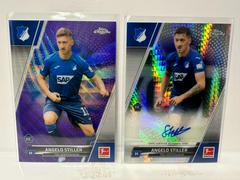 Angelo Stiller [Prism] Soccer Cards 2022 Topps Chrome Bundesliga Autographs Prices
