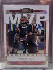 Ja'Marr Chase [Gold] Football Cards 2022 Panini Contenders MVP Prices