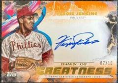 Fergie Jenkins [Orange] Baseball Cards 2023 Topps Inception Dawn of Greatness Autographs Prices