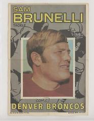Sam Brunelli Football Cards 1971 Topps Pin Ups Prices
