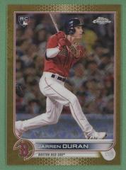 Jarren Duran [Gold] Baseball Cards 2022 Topps Chrome Logofractor Prices