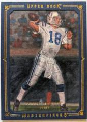 Peyton Manning [Framed Blue 50] Football Cards 2008 Upper Deck Masterpieces Prices