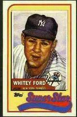 Whitey Ford #31 Baseball Cards 1989 Topps Ljn Baseball Talk Prices