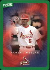 Albert Pujols [Green] Baseball Cards 2003 Upper Deck Victory Prices