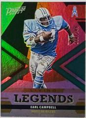 Earl Campbell [Green] #LL-14 Football Cards 2022 Panini Prestige Living Legends Prices