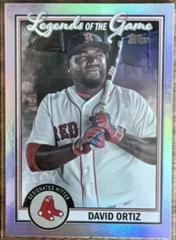 David Ortiz #LG-18 Baseball Cards 2023 Topps Legends of the Game Prices