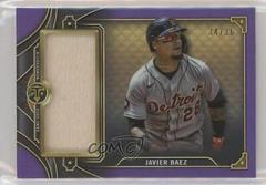 Javier Baez [Amethyst] #SJR1-JB2 Baseball Cards 2022 Topps Triple Threads Single Jumbo Relics Prices