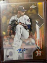 Bryan Abreu [Gold Refractor] Baseball Cards 2020 Topps Chrome Rookie Autographs Prices