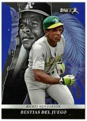 Rickey Henderson [Blue] #47 Baseball Cards 2022 Topps X Juan Soto Prices