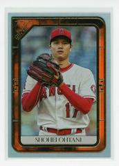 Shohei Ohtani [Orange Pattern] #96 Baseball Cards 2021 Topps Gallery Prices