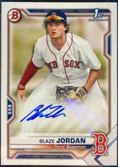 Blaze Jordan #PAPR-BJ Baseball Cards 2021 Bowman Paper Prospects Autographs Prices