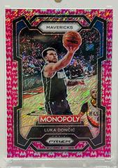 Luka Doncic [Pink Millionaire Shimmer] #22 Basketball Cards 2023 Panini Prizm Monopoly Prices