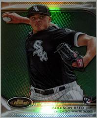 Addison Reed [Gold Refractor] Baseball Cards 2012 Finest Prices